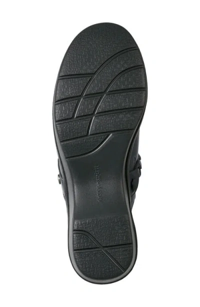 Easy Spirit Women's Penelope Braided Slip-on Mules In Black