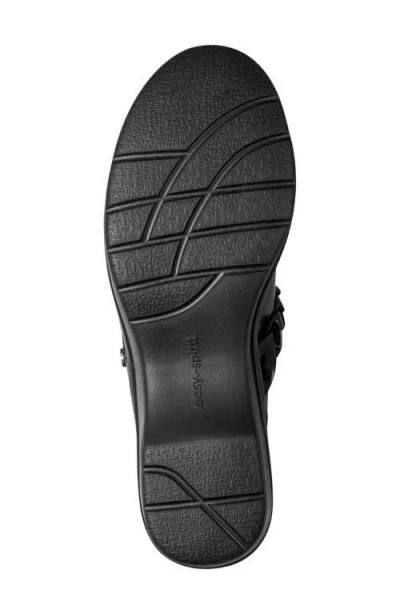 Easy Spirit Penelope Womens Round Closed Toe Clogs In Black