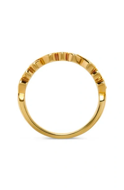 H.j. Namdar 14k Yellow Gold Diamond Stackable Ring In Gold