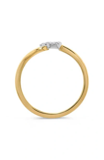 H.j. Namdar 14k Gold Pavé Diamond Stackable Ring In Gold