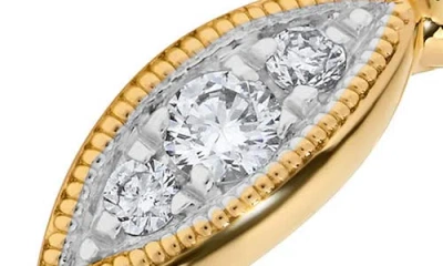 H.j. Namdar Diamond Beaded Stacking Ring In Gold