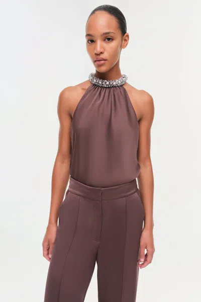 Simkhai Kyra Trousers In Brown