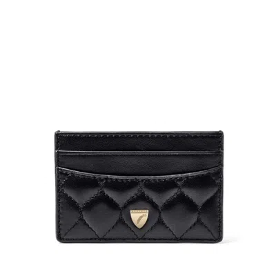 Aspinal Of London Slim Credit Card Holder In Black