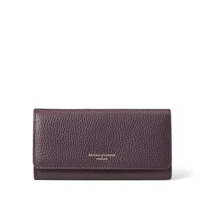 Aspinal Of London Essential Wallet In Purple