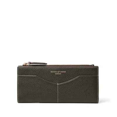 Aspinal Of London Large Hudson Wallet In Gray