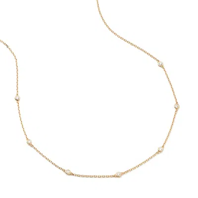 Aspinal Of London Celeste Diamond Necklace In Gold