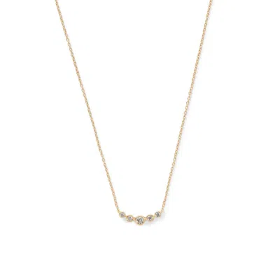 Aspinal Of London Graduting Diamond Necklace In Gold