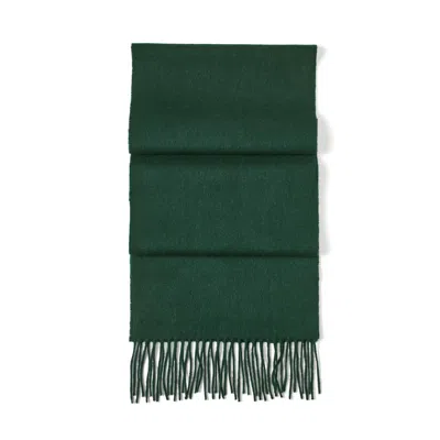 Aspinal Of London Pure Cashmere Scarf In Green