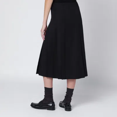 Durazzi Milano Adjustable-straps Midi Skirt In Black