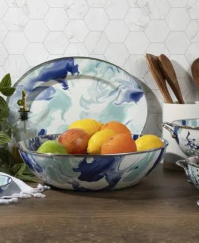Golden Rabbit Lagoon Enameled Steel Dinnerware Serving Collection In ...