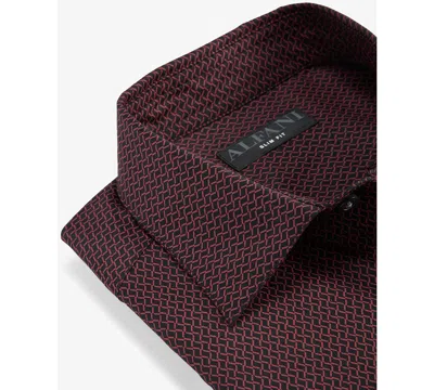 Alfani Men's Slim-fit Temperature Regulating Dress Shirt, Created For Macy's In Purple