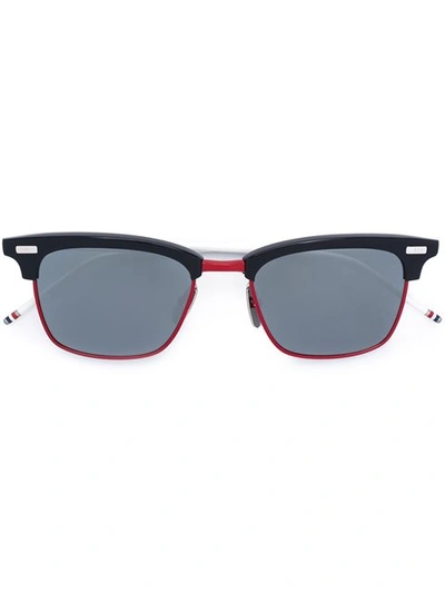 Thom Browne Navy, Red And Blue Sunglasses
