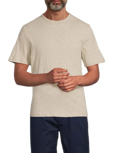 Onia Men's Slub Textured Cotton T-shirt In Neutral