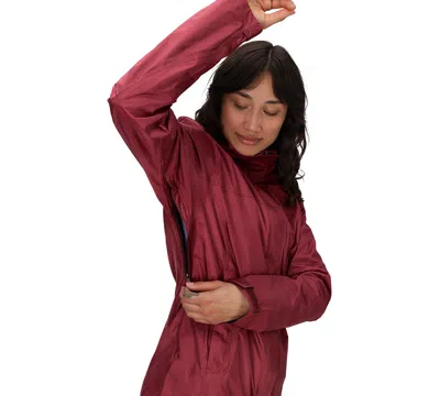 Marmot Women's Precip Eco Hooded Collar Jackets In Red