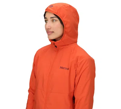 Marmot Aerothermal Hooded Jacket In Orange