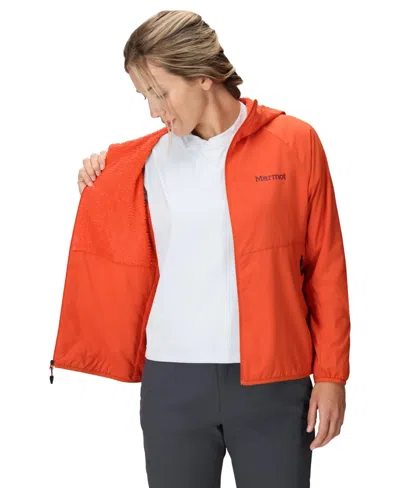 Marmot Aerothermal Hooded Jacket In Orange