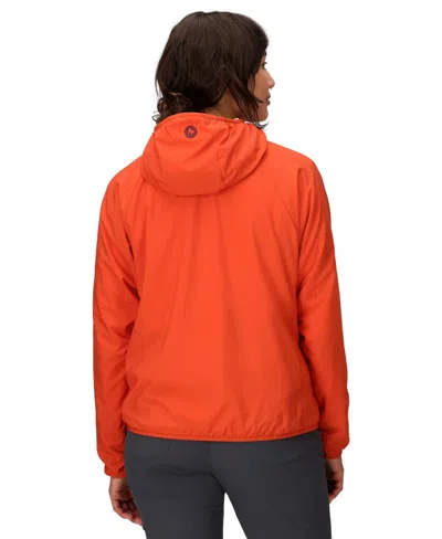Marmot Aerothermal Hooded Jacket In Orange