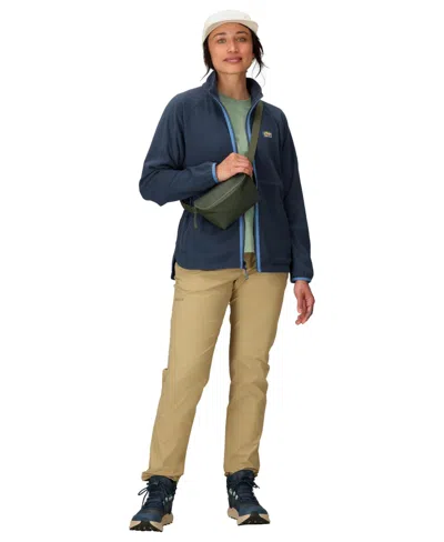 Marmot Women's Upward Long Sleeve Fleece Jacket In Blue