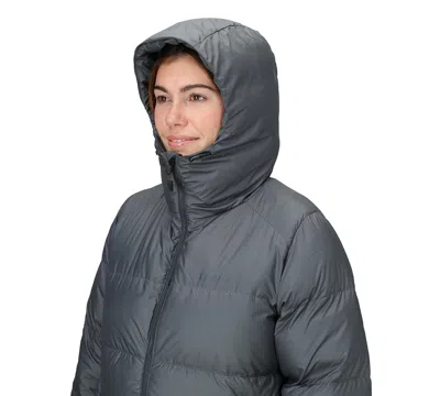 Marmot Women's Guides Big-baffled Puffer Hooded Jacket In Black