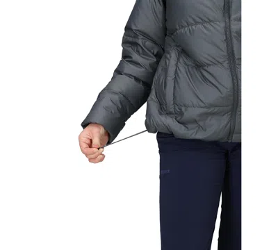 Marmot Women's Guides Big-baffled Puffer Hooded Jacket In Black