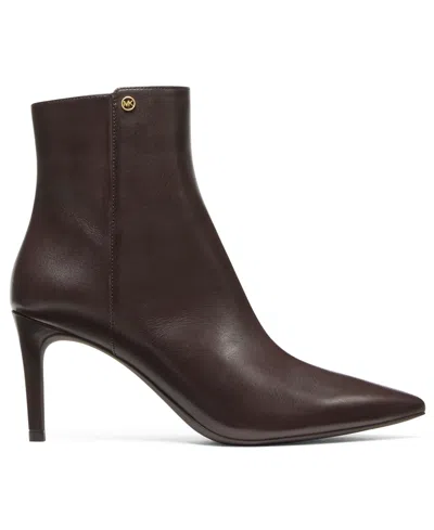 Michael Kors Michael  Women's Alina Flex Booties In Brown