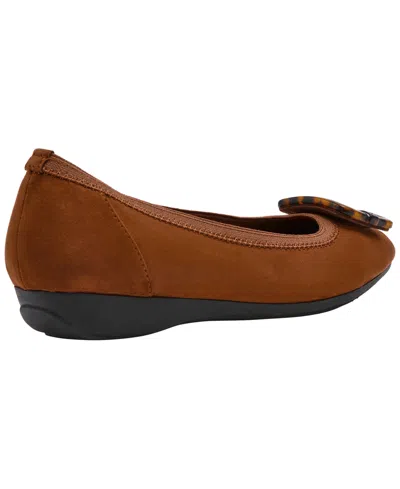 Anne Klein Women's Umari Slip On Flats In Brown