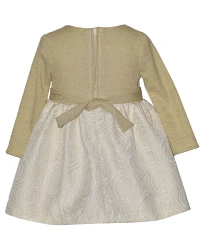 Bonnie Baby Baby Girls 2 Piece Long Sleeves Ballerina Dress Set In Multi