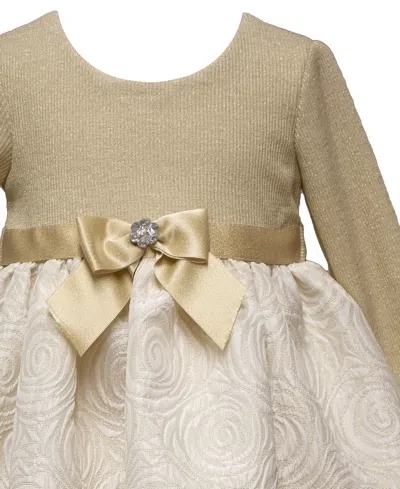 Bonnie Baby Baby Girls 2 Piece Long Sleeves Ballerina Dress Set In Multi