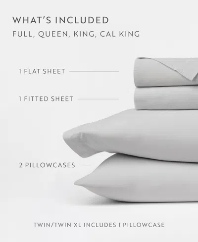 Ienjoy Home Ultra Soft 160-thread Count Cotton 4-p.c. Sheets Set, California King In Gray