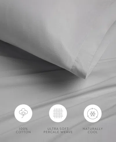 Ienjoy Home Ultra Soft 160-thread Count Cotton 4-p.c. Sheets Set, California King In Gray