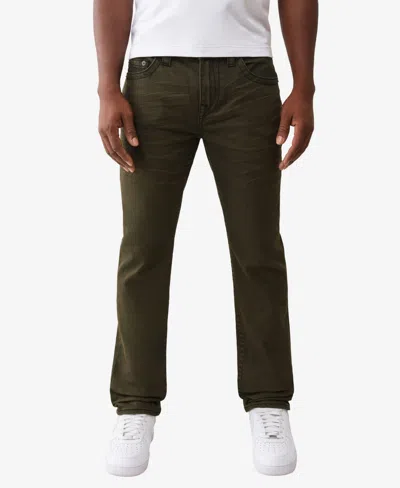 True Religion Men's Rocco Skinny Jean 32" In In Brown