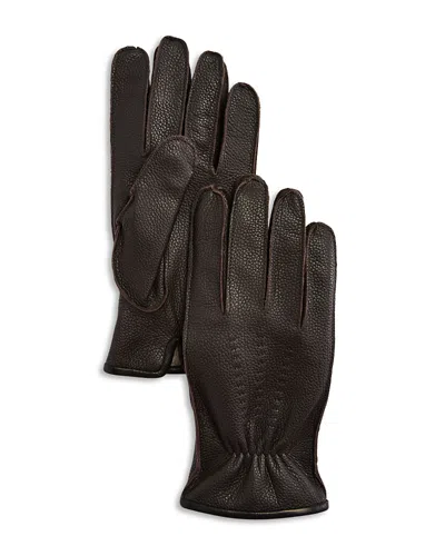 The Men's Store At Bloomingdale's Leather Gloves, Bloomingdale's Exclusive In Brown