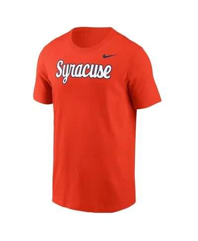 Nike Men's Orange Syracuse Orange Script T-shirt In Orange