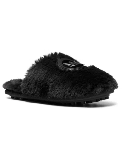 Michael Kors Michael  Women's Ada Round Toe Charm Slippers In Black