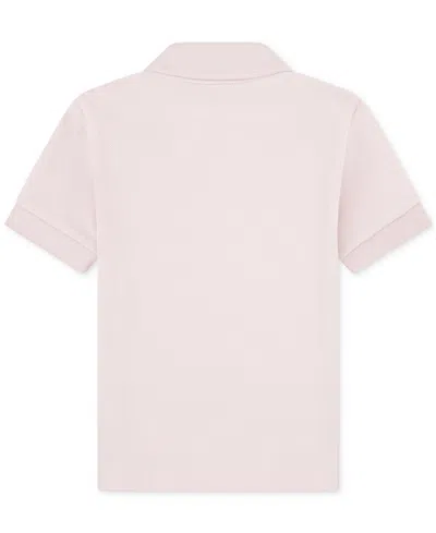 Lacoste Big Boys Cotton Petite Pique Icon Polo Shirt In Pink