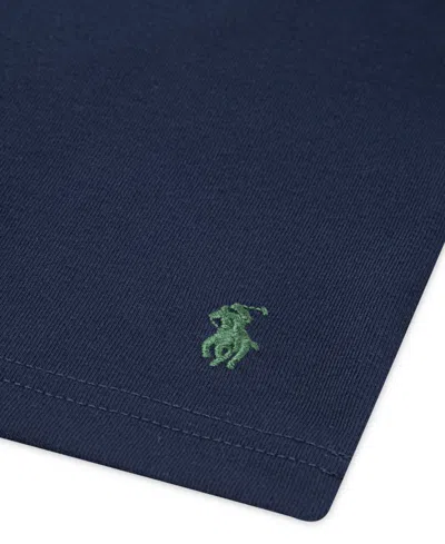 Polo Ralph Lauren Boys 8-20 2-piece Long Sleeve T-shirt And Printed Pants Set In Blue