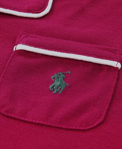 Polo Ralph Lauren Girls 4-7 2-piece Button Up Coat And Pants Set In Pink