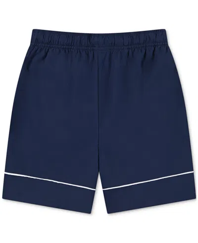 Lacoste Big Boys Ultradry Big Croc Woven Shorts In Blue