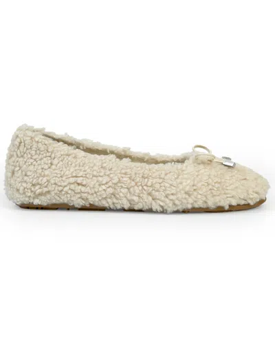 Aerosoles Women's Patrina Cozy Casual Ballet Flat In White