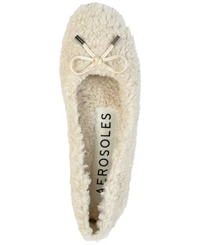 Aerosoles Women's Patrina Cozy Casual Ballet Flat In White