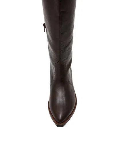 Dv Dolce Vita Women's Kit Knee-high Cowboy Boots In Brown