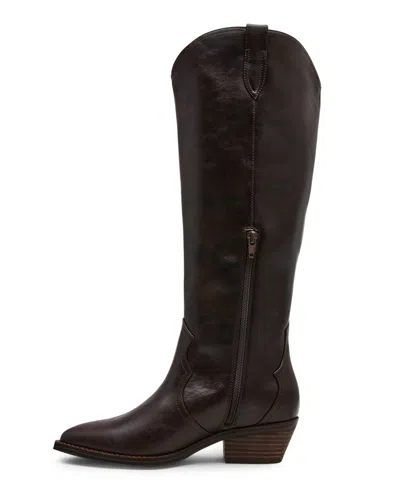 Dv Dolce Vita Women's Kit Knee-high Cowboy Boots In Brown