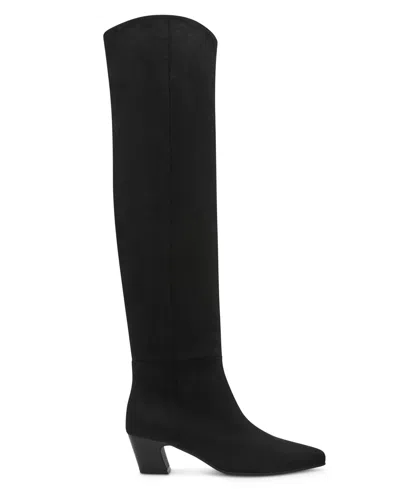 Dv Dolce Vita Women's Stryker Over-the-knee Pull On Heeled Boots In Black