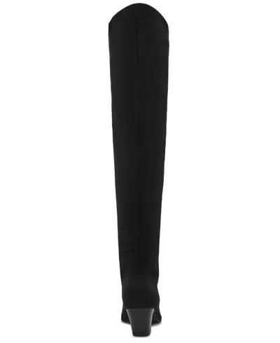 Dv Dolce Vita Women's Stryker Over-the-knee Pull On Heeled Boots In Black