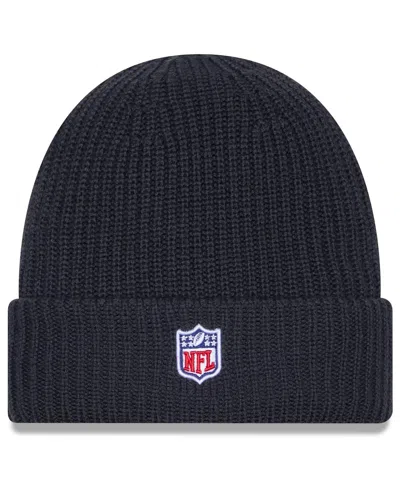 New Era Men's Charcoal Tennessee Titans 2025 Sideline Cold Weather Cuffed Knit Hat In Gray