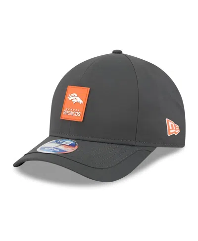 New Era Men's Charcoal Denver Broncos 2025 Sideline Cold Weather 9forty M-crown Adjustable Hat In Gray