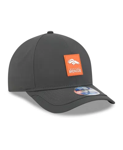 New Era Men's Charcoal Denver Broncos 2025 Sideline Cold Weather 9forty M-crown Adjustable Hat In Gray