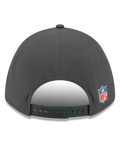 New Era Men's Charcoal Denver Broncos 2025 Sideline Cold Weather 9forty M-crown Adjustable Hat In Gray