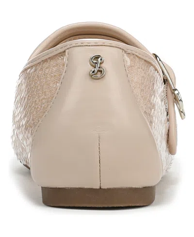 Sam & Libby Women's Fredi Mary Jane Flats In Neutral