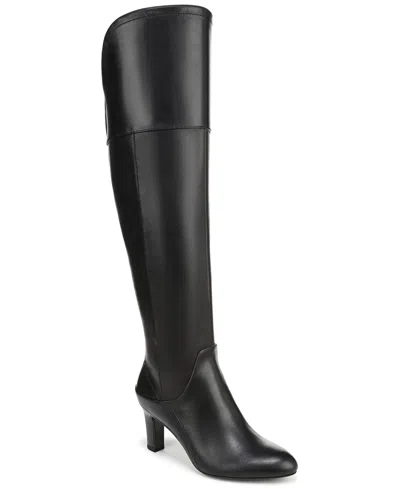Naturalizer Women's Yuko Over The Knee Dress Boots In Black